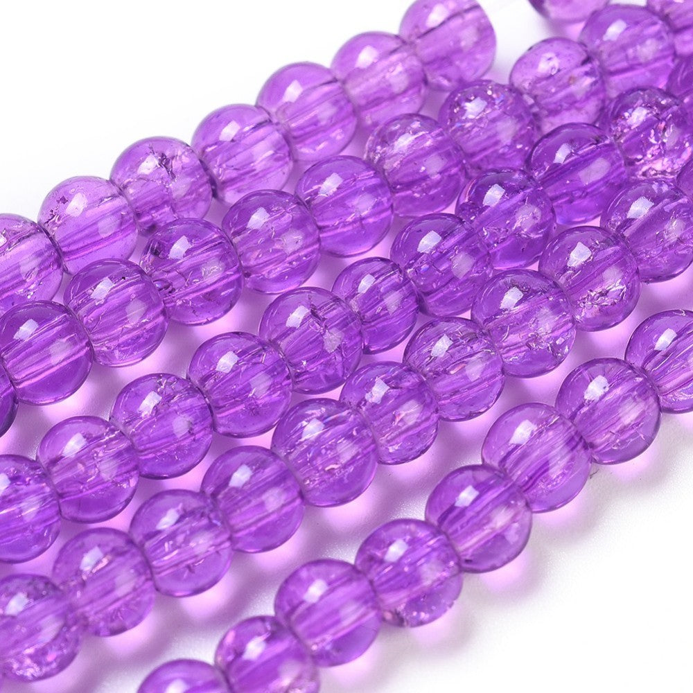 Crackle violet 4mm 44CR23
