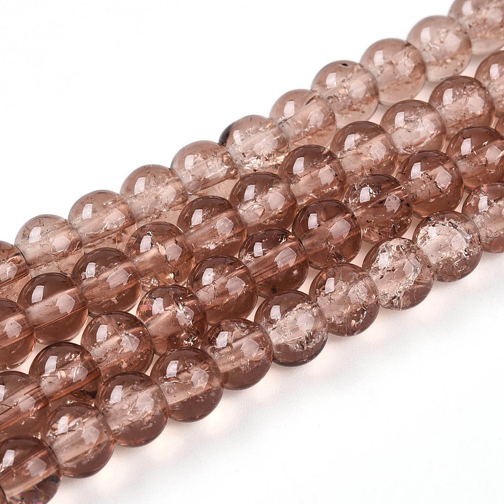 Crackle bruin 6mm 44CR14