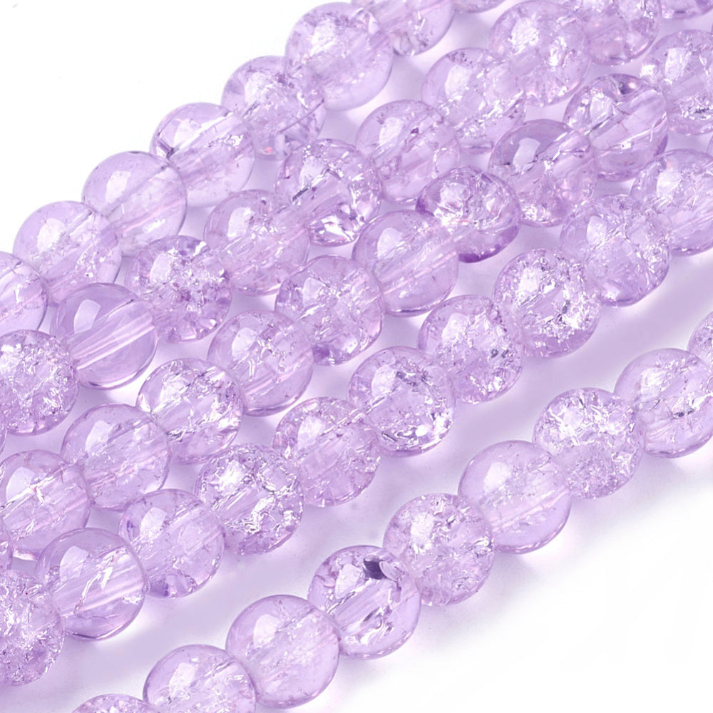 Crackle lila 6mm 44CR06