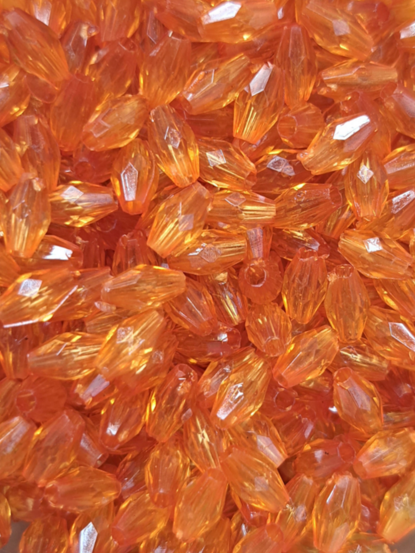 Acryl facet oranje 42ID0R
