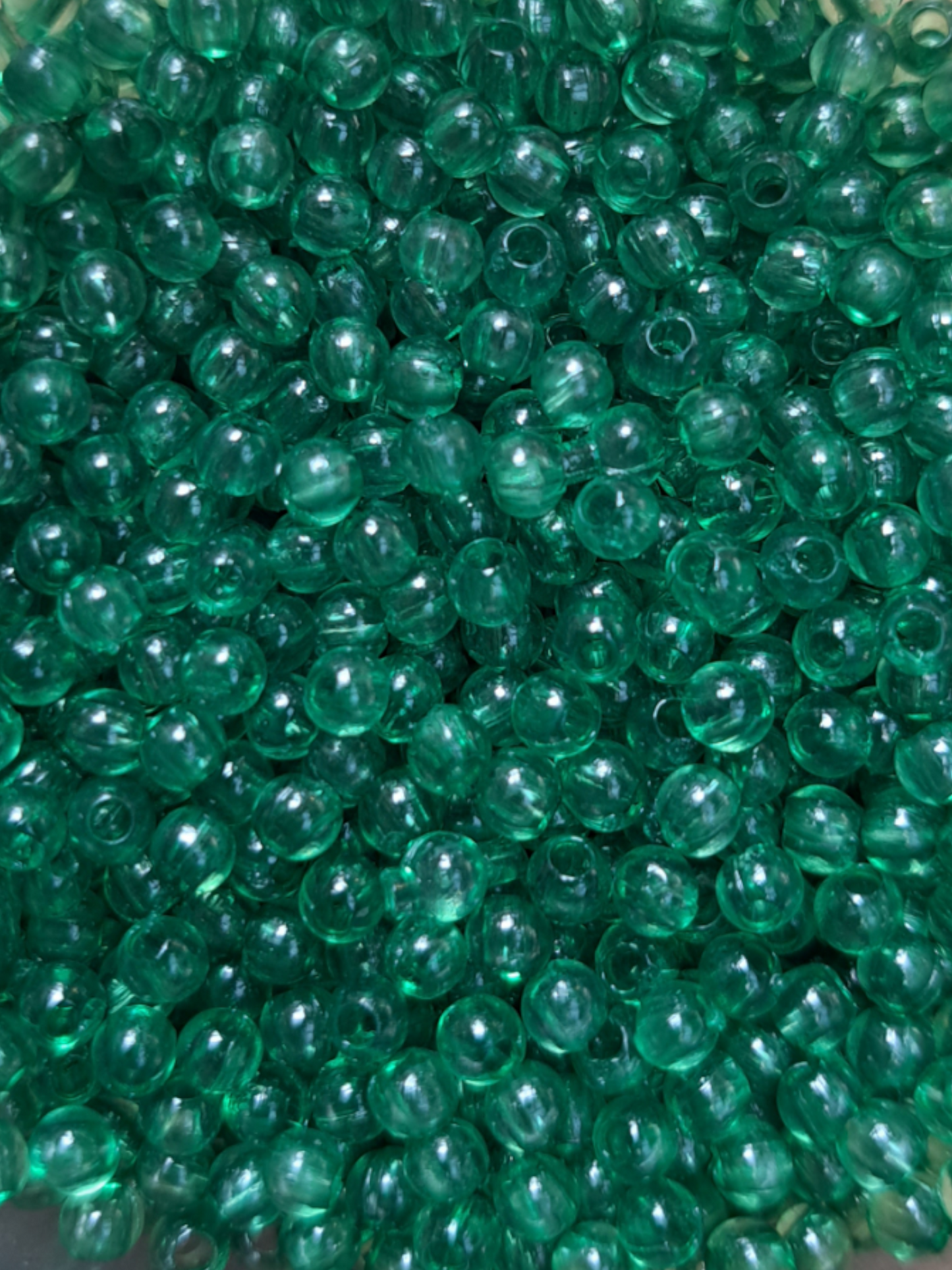 Acryl kralen donker groen 58IDDG