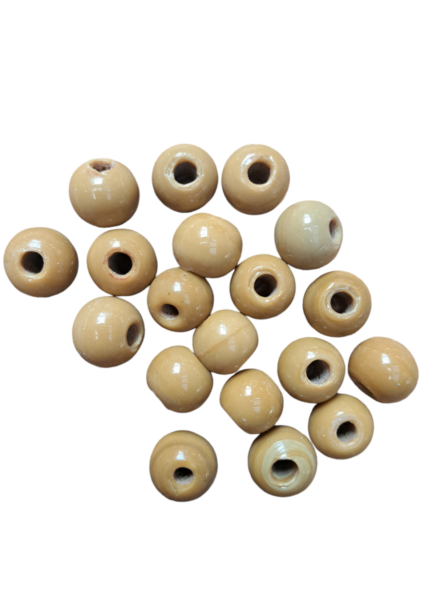 Bruine kralen opaque 18ID63