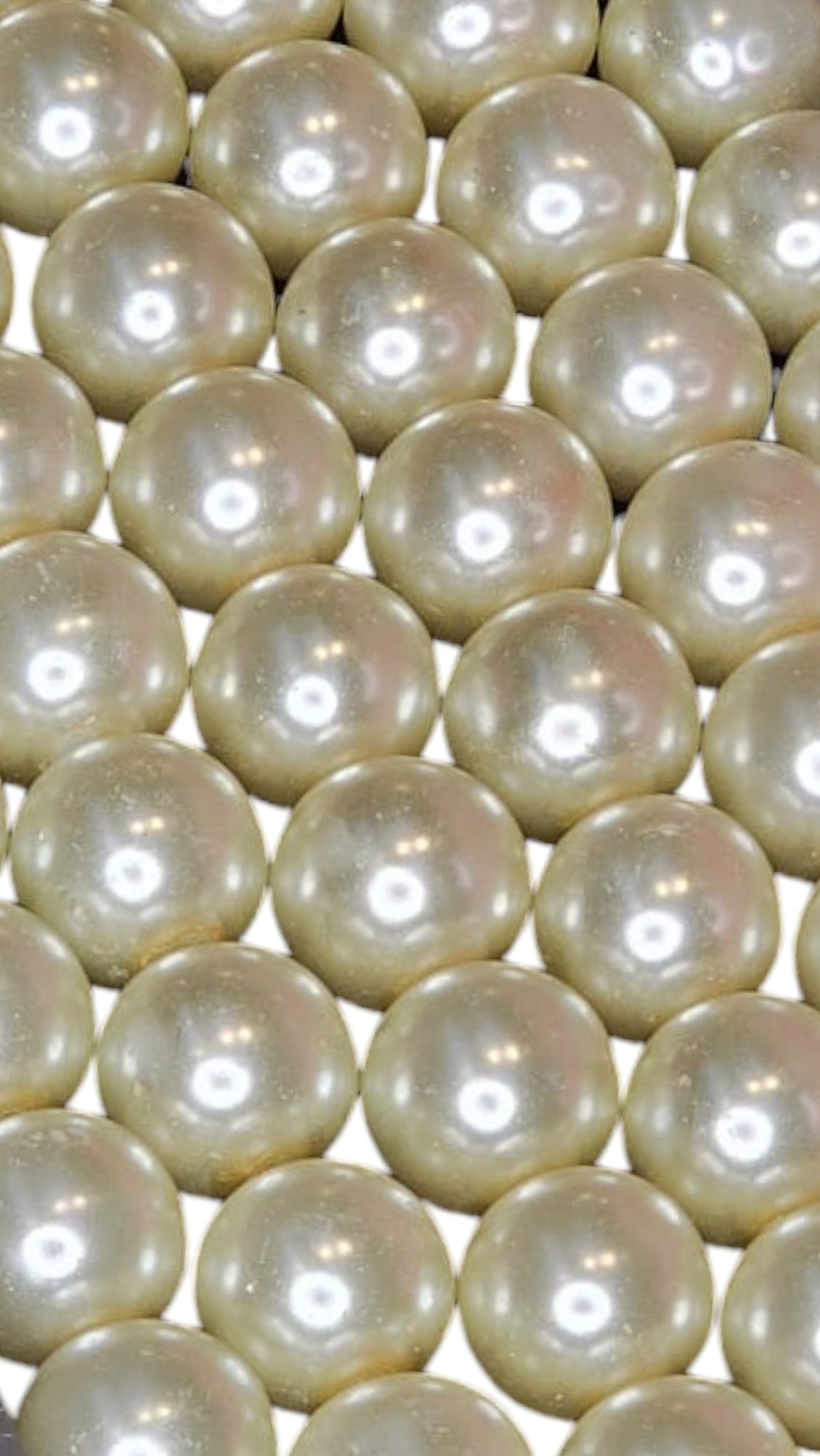Glasparels ivoor 14mm 14PA02