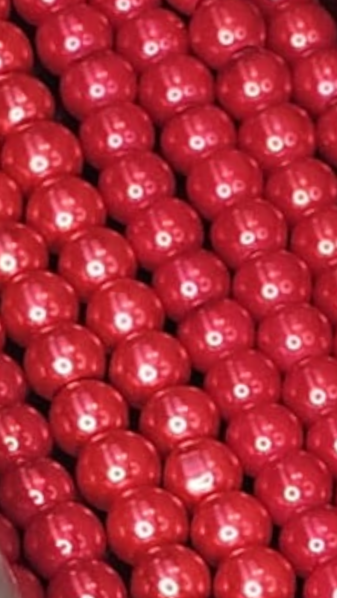 Glasparels rood 6 mm 6PA22