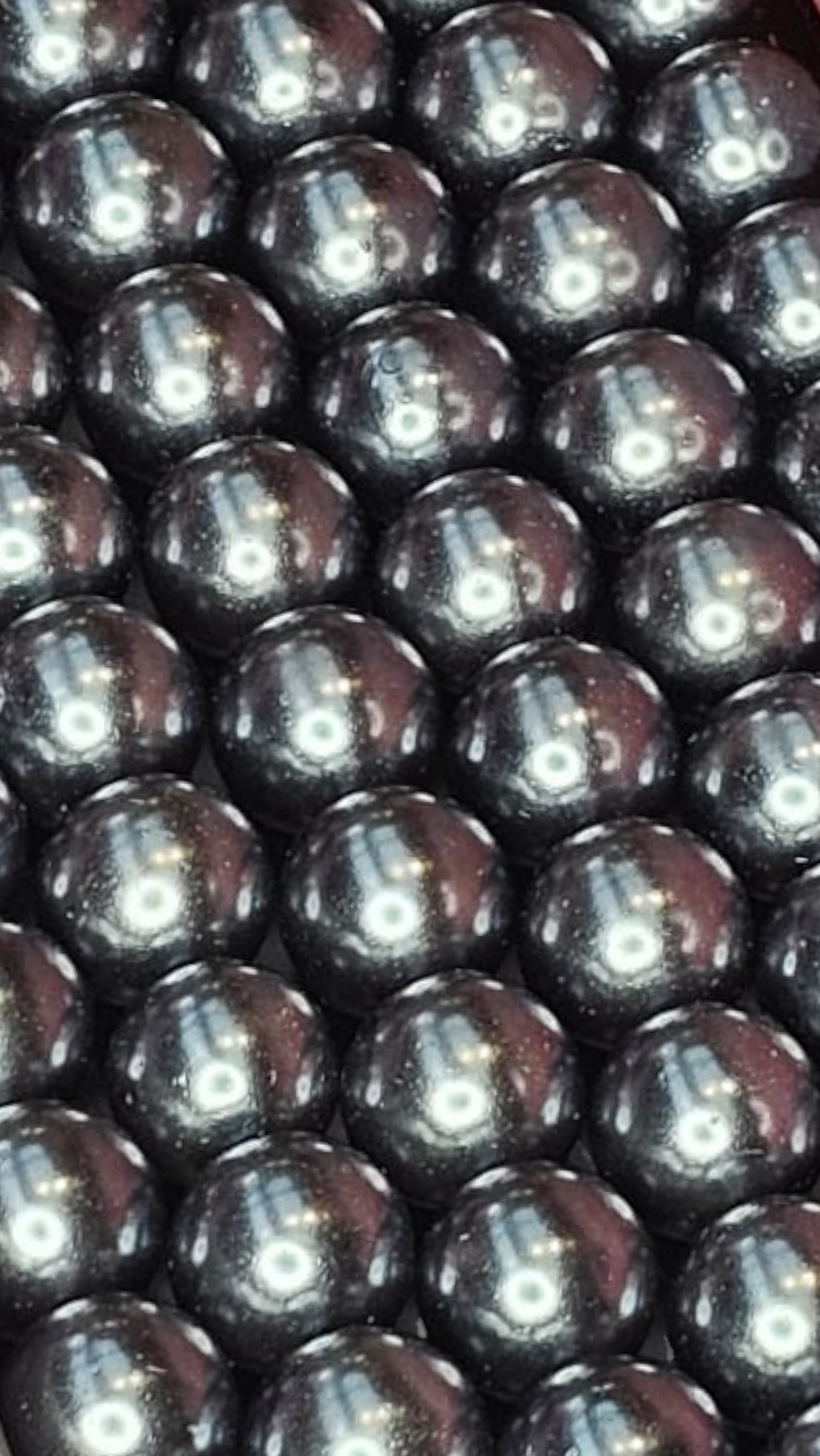 Glasparels antraciet 14mm 14PA75