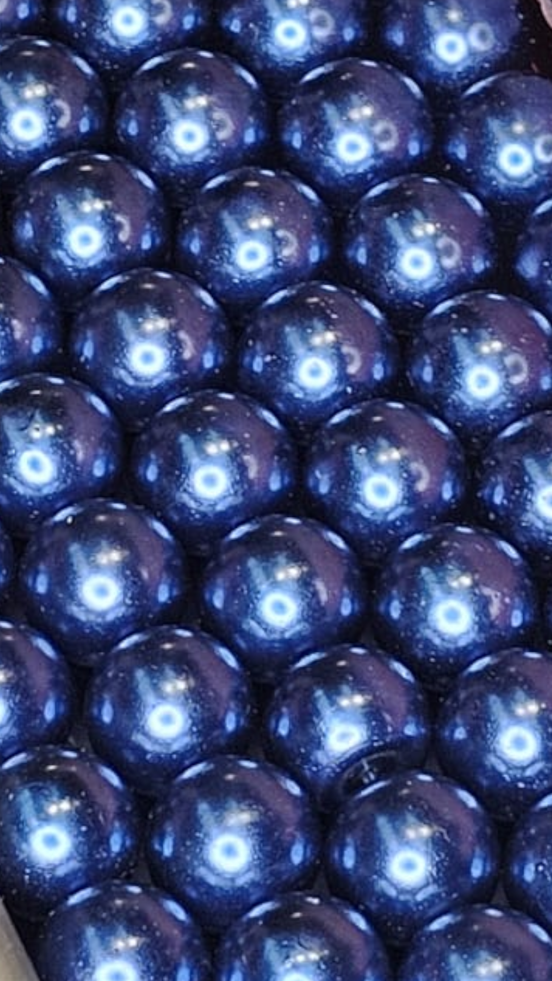 Glasparels blauw 12mm 12PA20