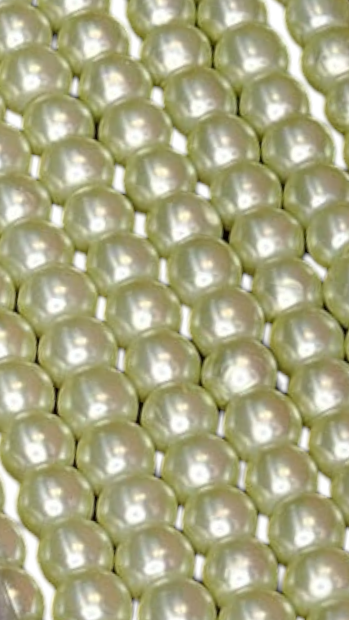 Glasparels licht groen 6mm 6PA21