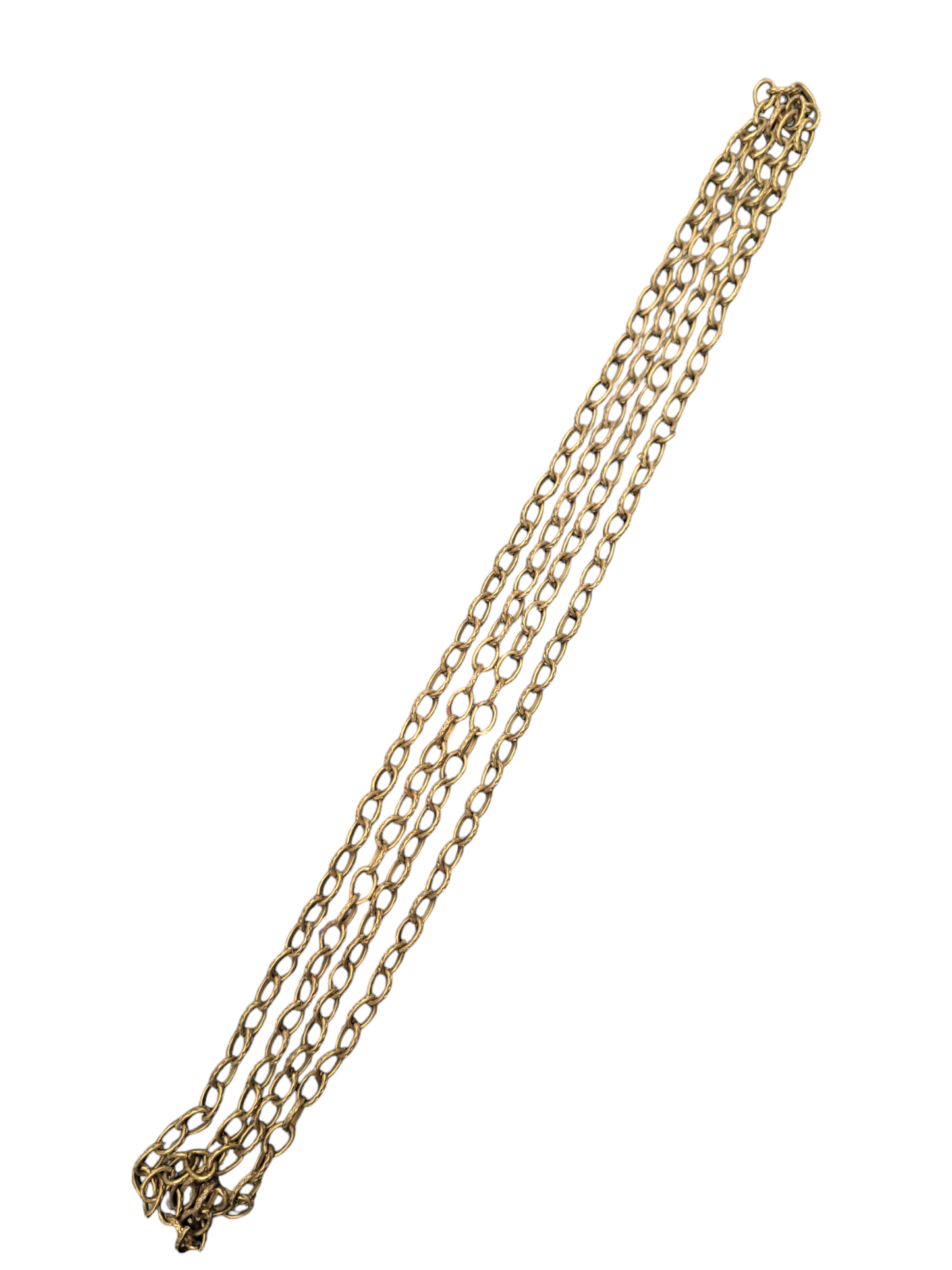 Ovalen bronze ketting
