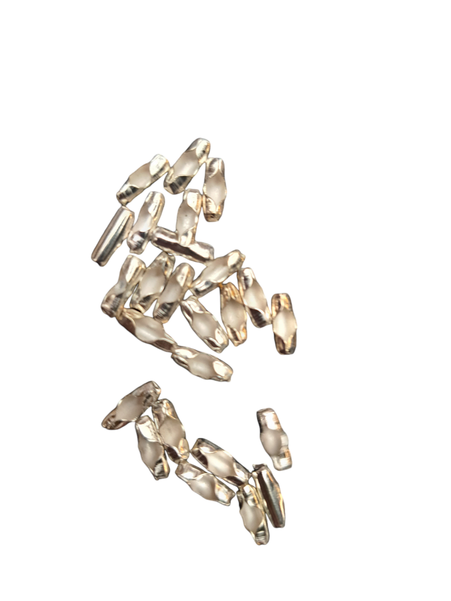 Slotje voor balletjes ketting zilver 12ID4