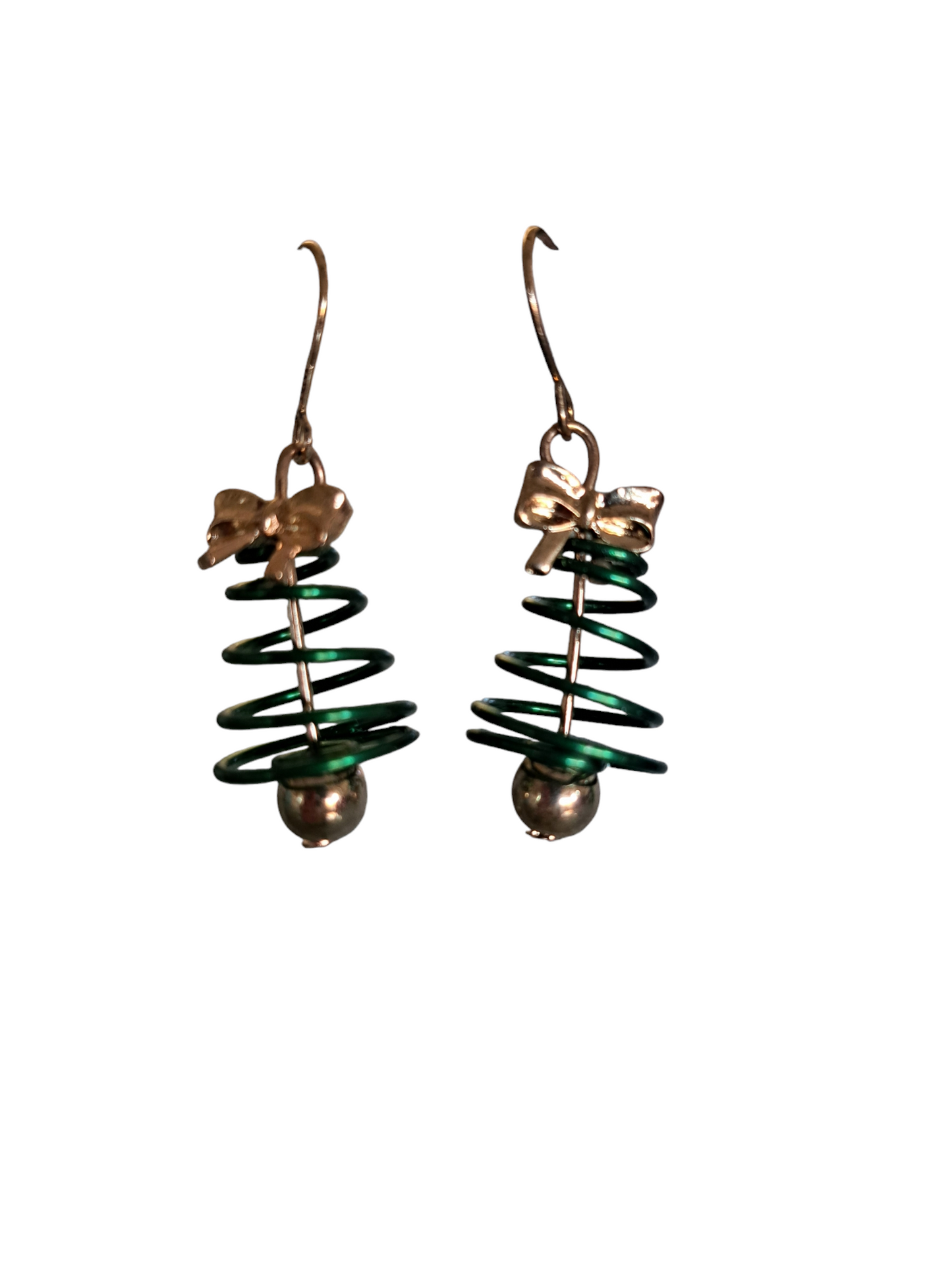 Kerstboom oorbellen groen OORKE01