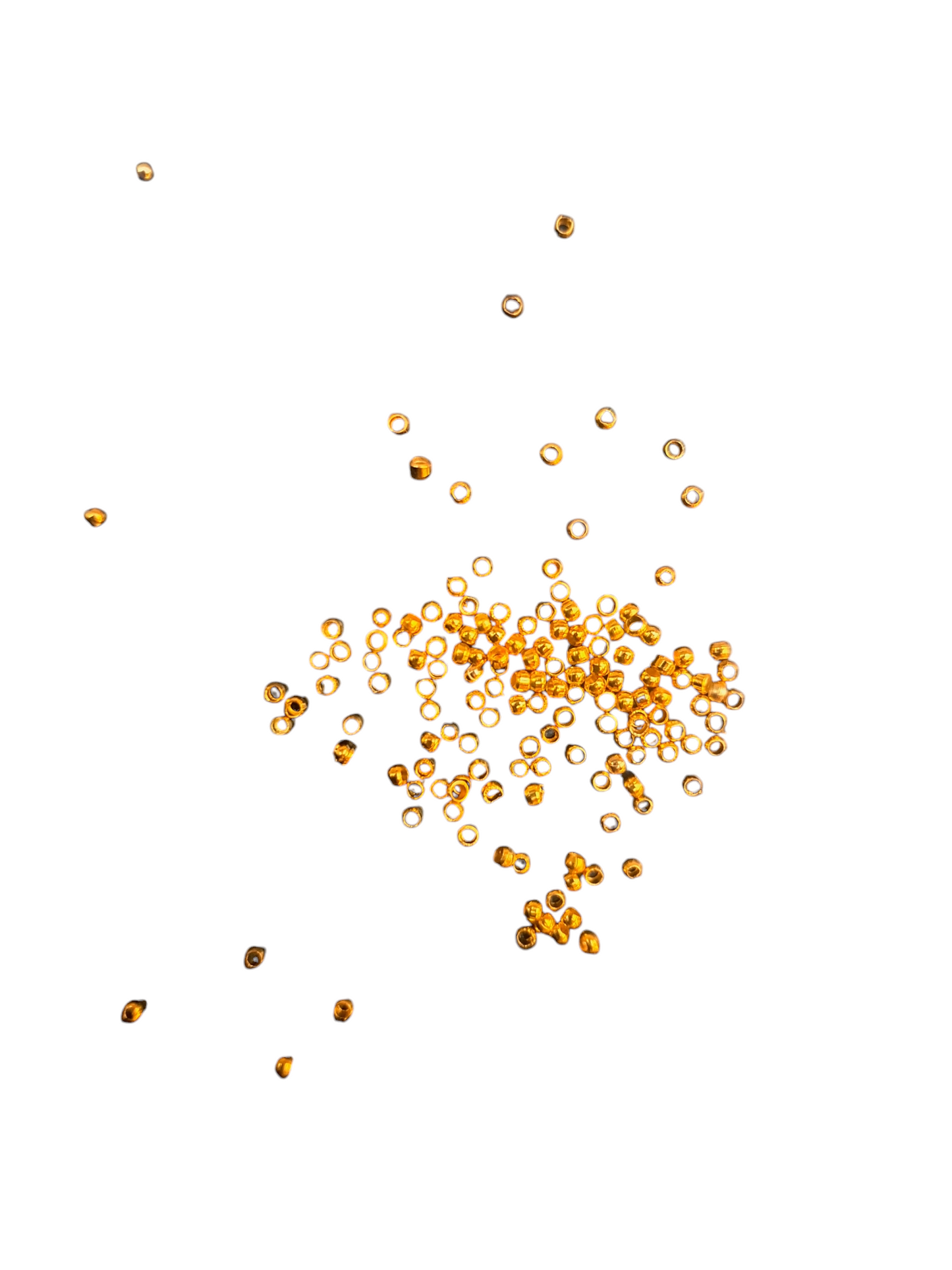 Knijpkraaltjes goud 2mm 21ID02