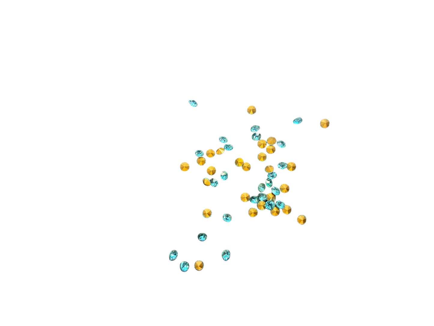 Strassteentjes blauw 2mm STRAS28LB