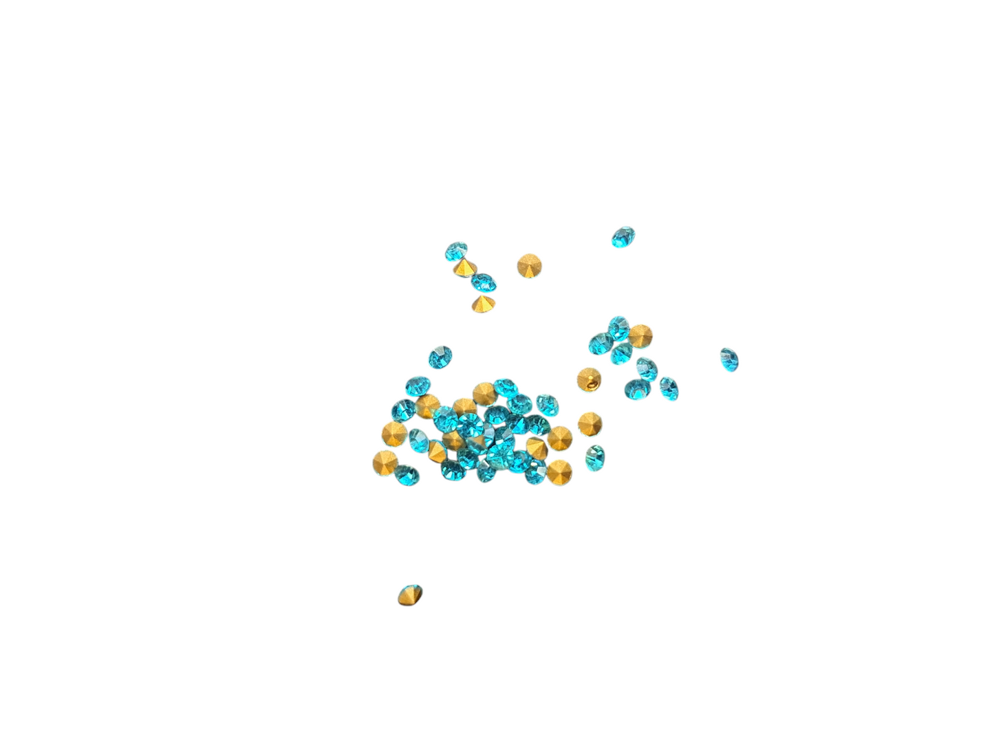 Strassteentjes blauw 2,4mm STRAS58LB