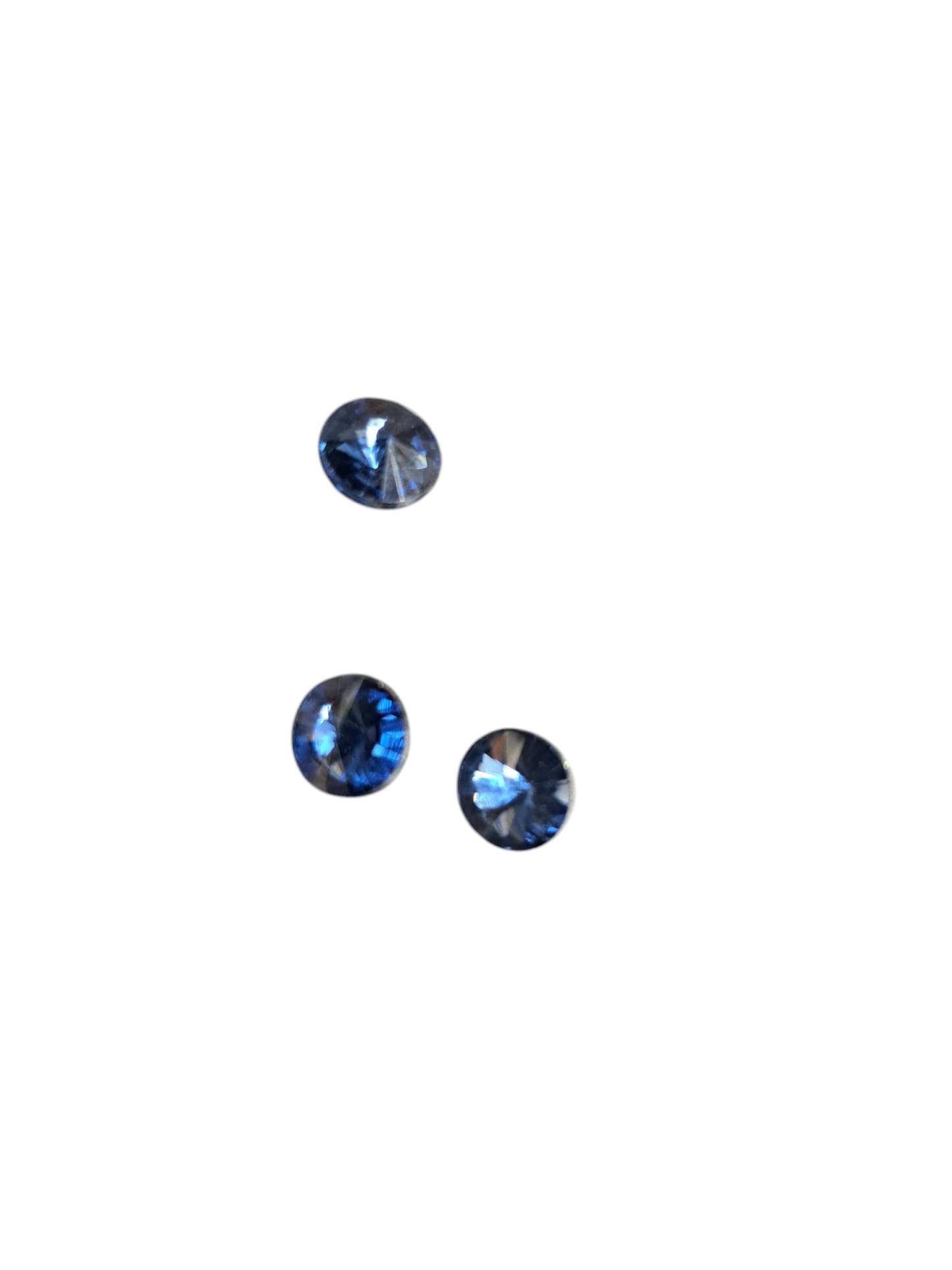 Strassteentjes donker blauw 8mm STRAS8MB