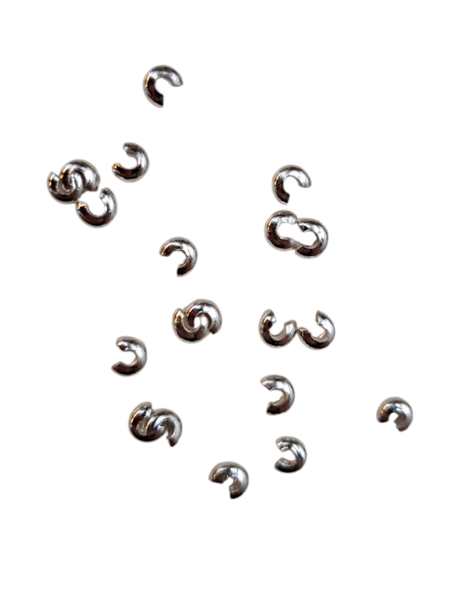 Knijpkraaltjes zilver 3mm 88ID66