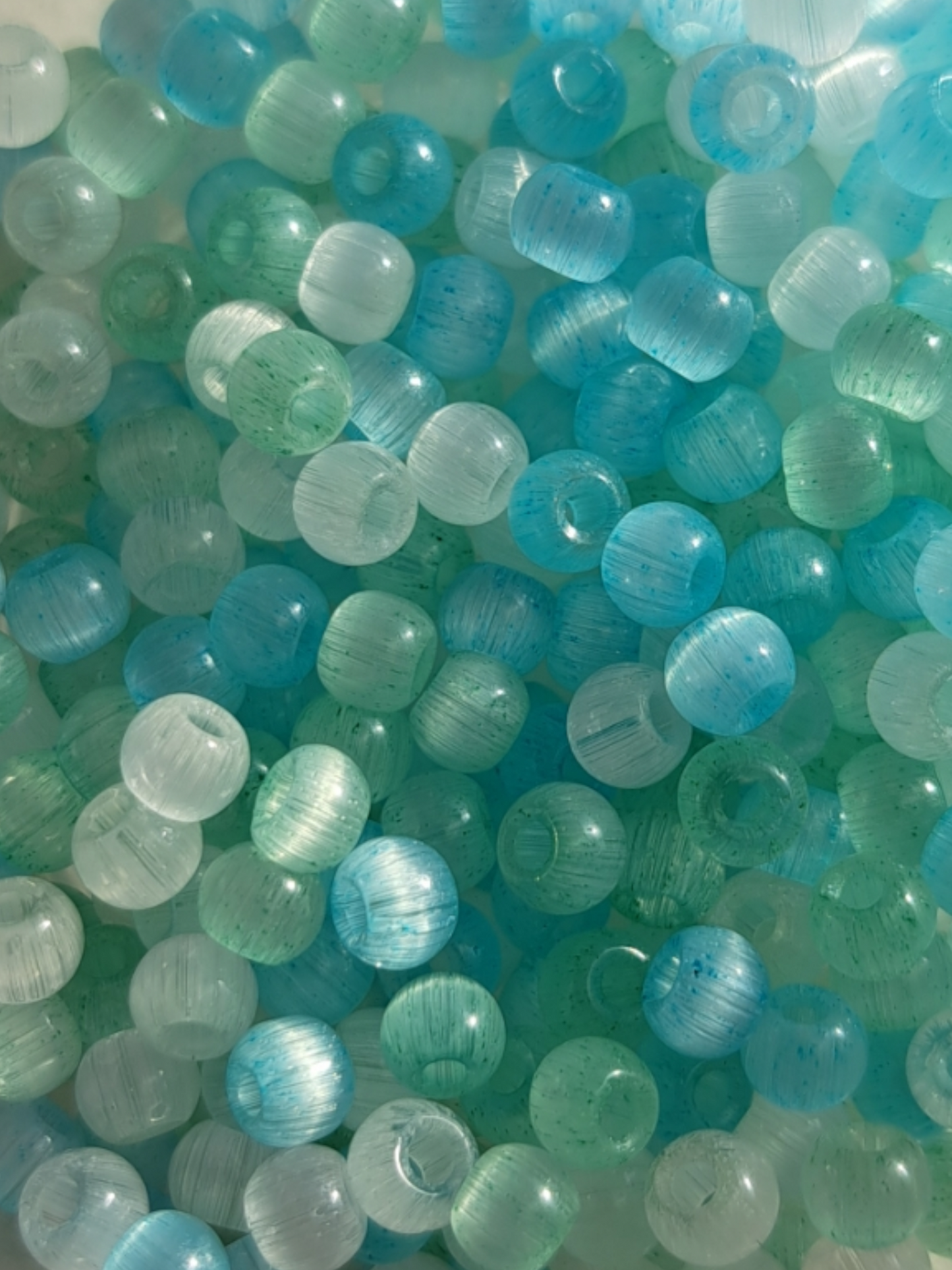 Cateye blauw mix 2mm 131IDPE