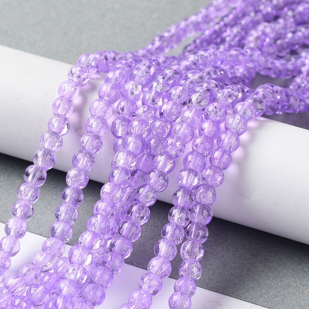 Crackle lila 4mm 44CR30