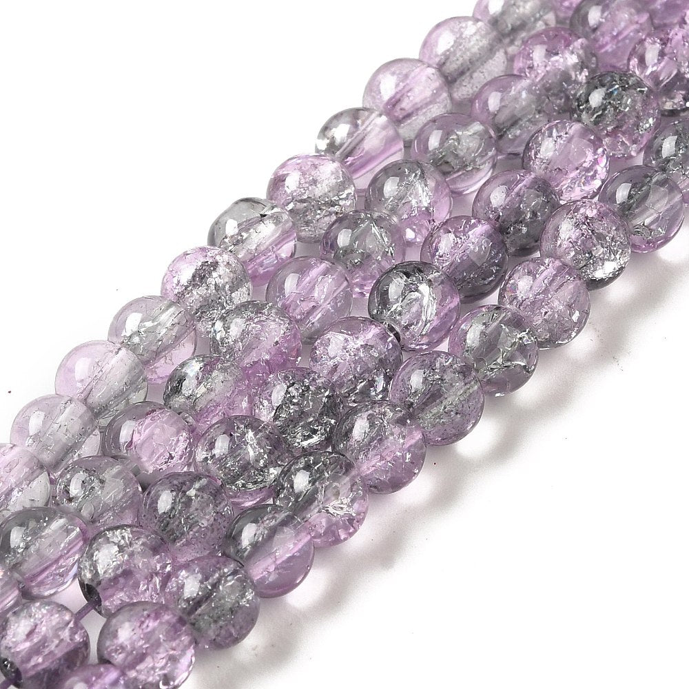 Crackle paars 6mm 44CR45