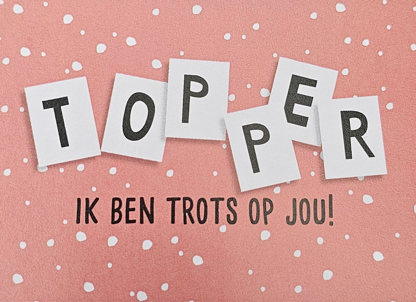 Topper Ik ben trots op jou KA189