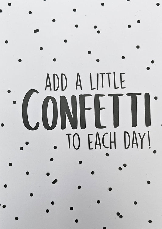 Add a little confetti to each day! KA013