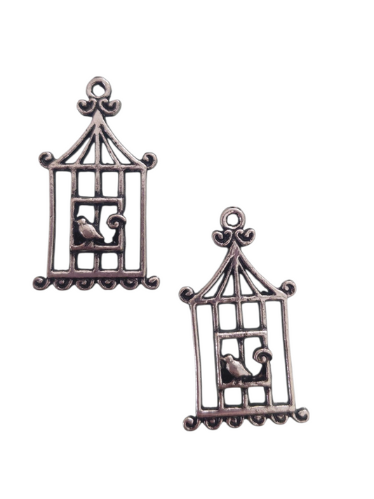 Vogelhuisjes zilver 297ID09