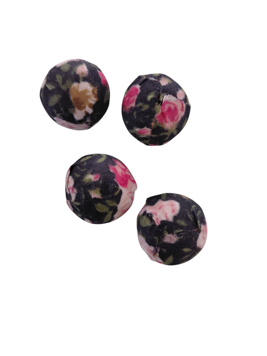 Stof kralen bloem 297ID136