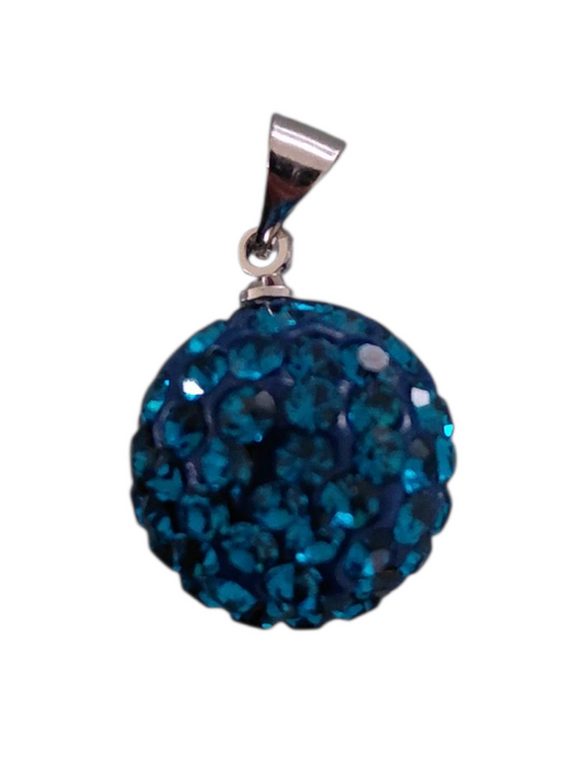 Stras hanger blauw 297ID113