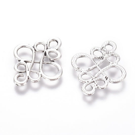chinese knot zilver 44BE10