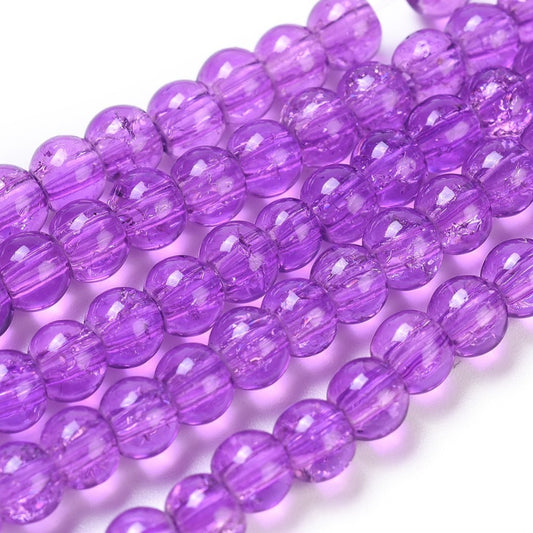 Crackle violet 4mm 44CR23