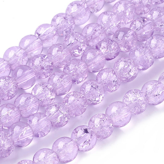Crackle lila 6mm 44CR06