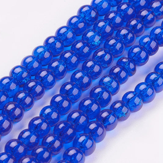 Crackle blauw 4mm 44CR22
