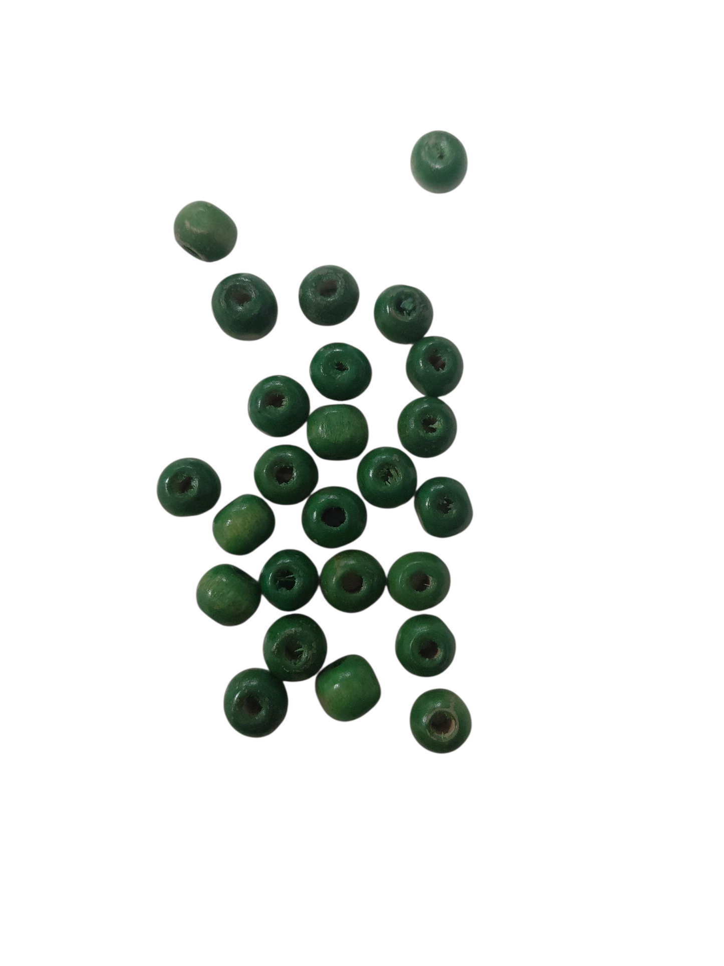 Houten kralen groen 297ID151