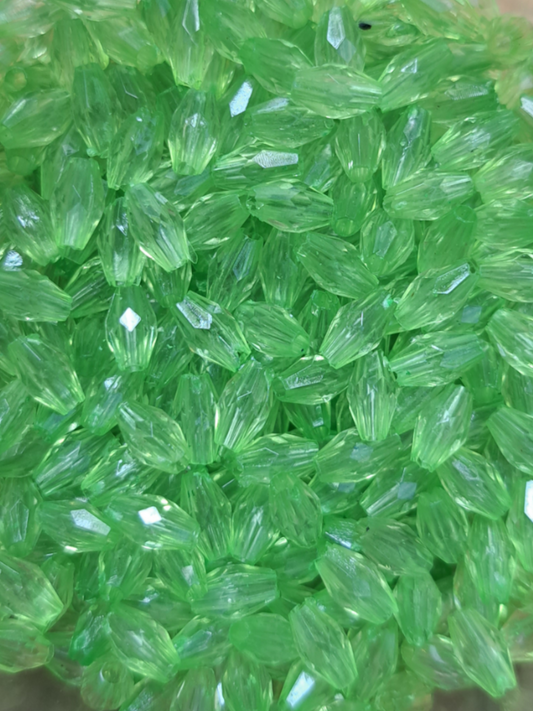 Acryl facet licht groen 58IDLG