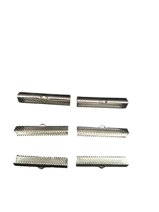 Platte veterklem zilver 181ID68