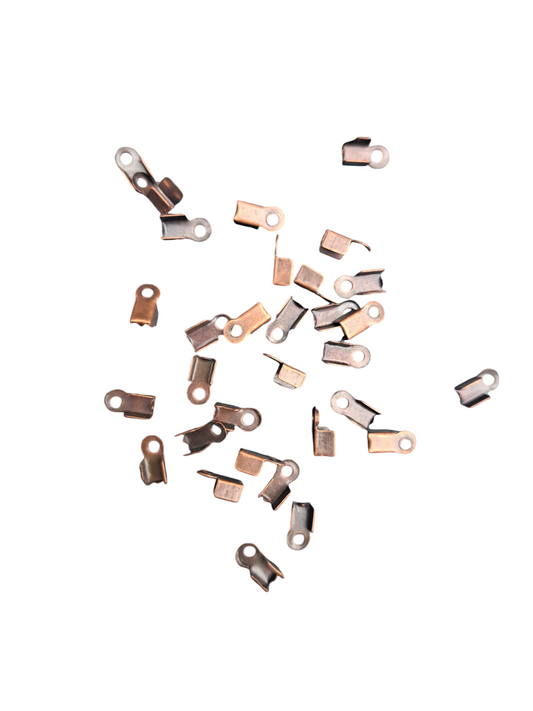 Platte veterklem brons 42ID46