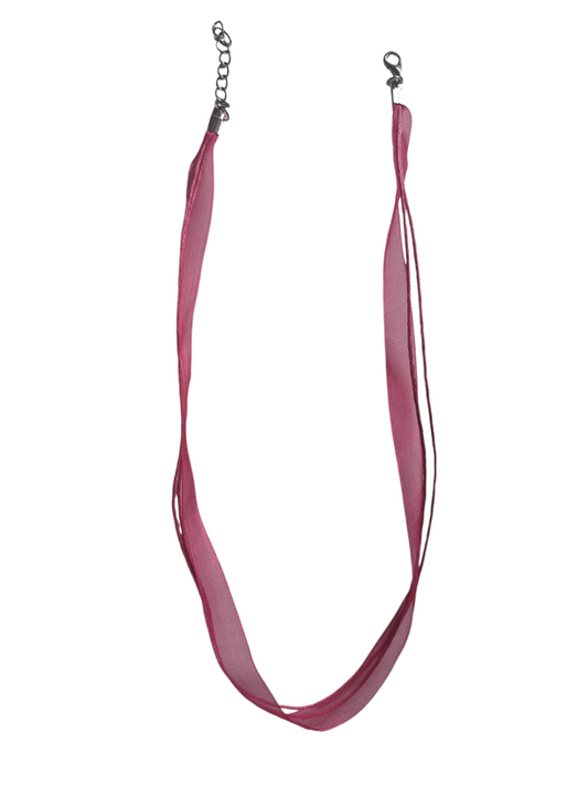 Waxdraad met lint fucshia CODEQ