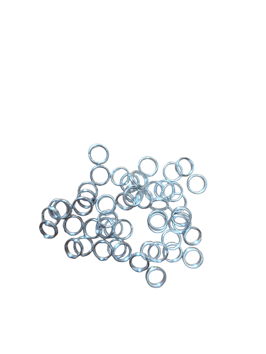 Splitringen zilver dubbel