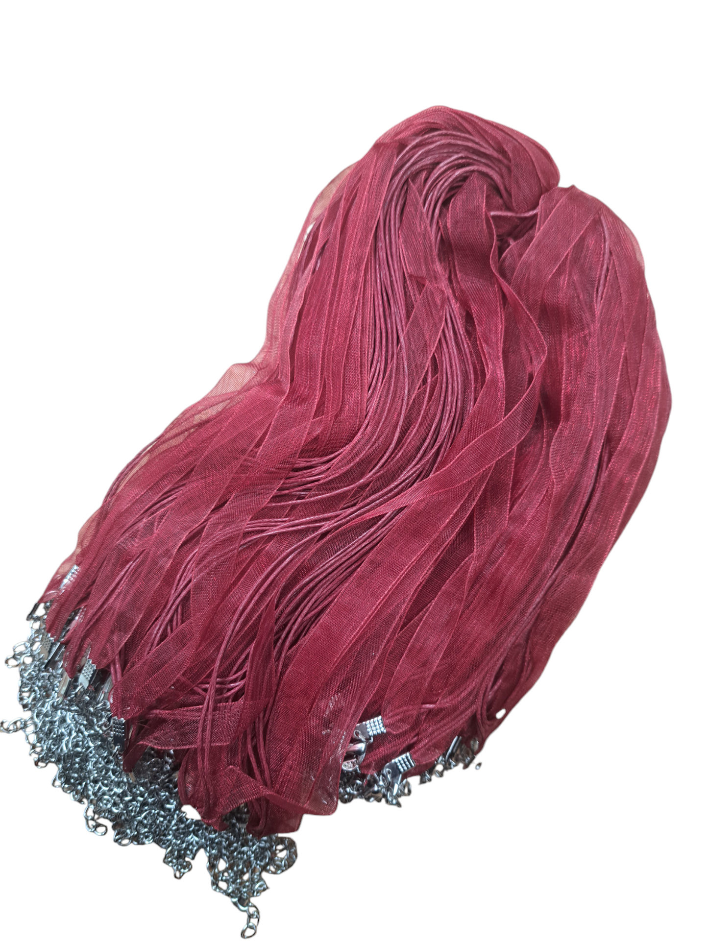 Pakket 100 stuks bordeaux rood