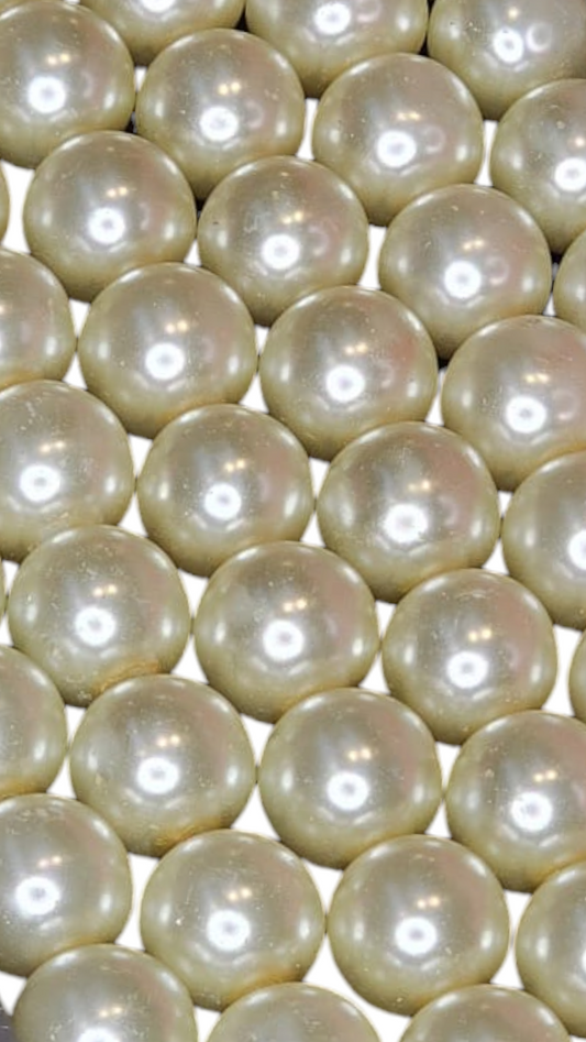 Glasparels ivoor 14 mm 14PA02
