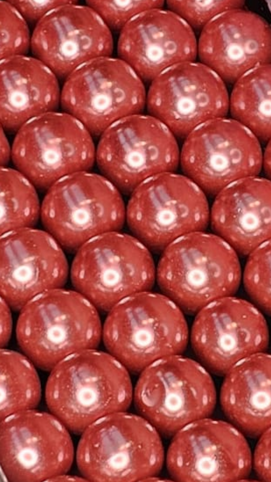 Glasparels rood/rose 12 mm 12PA65