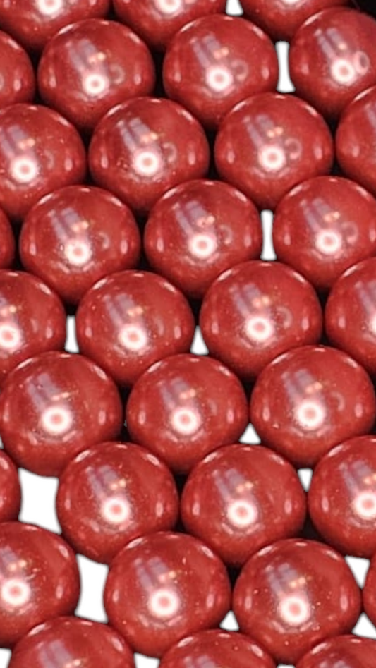 Glasparels rood/rose 14 mm 14PA65