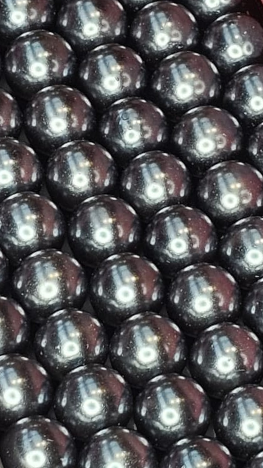 Glasparels antraciet 12mm 12PA75