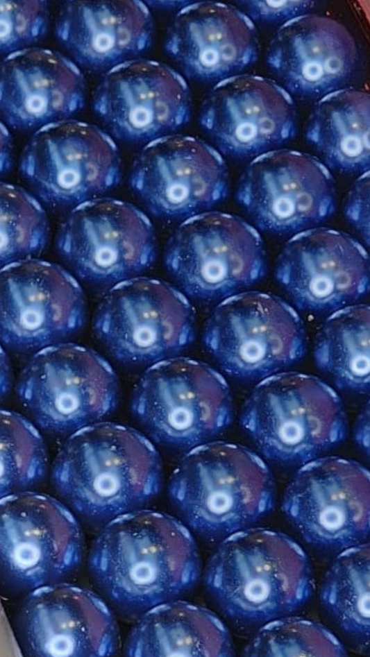 Glasparels blauw 14 mm 14PA20