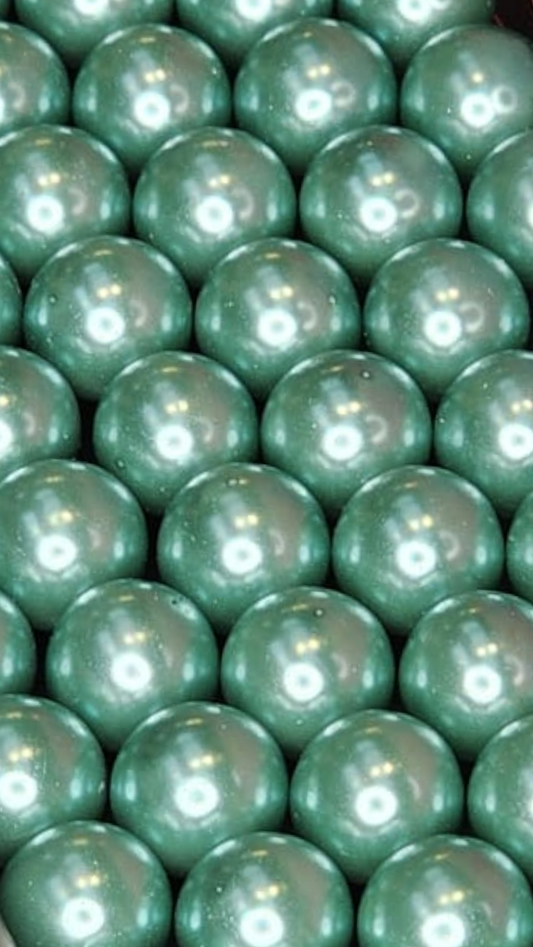 Glasparels aquamarijn 12mm 12PA49