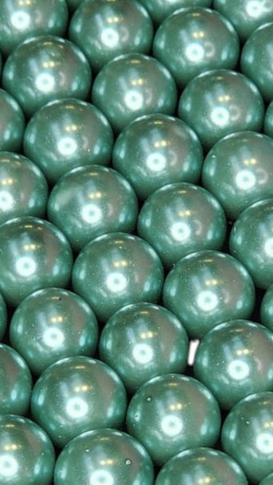 Glasparels aquamarijn 14mm 14PA49