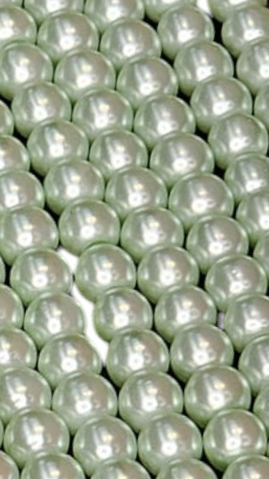 Glasparels groen/blauw 6 mm 6PA18B