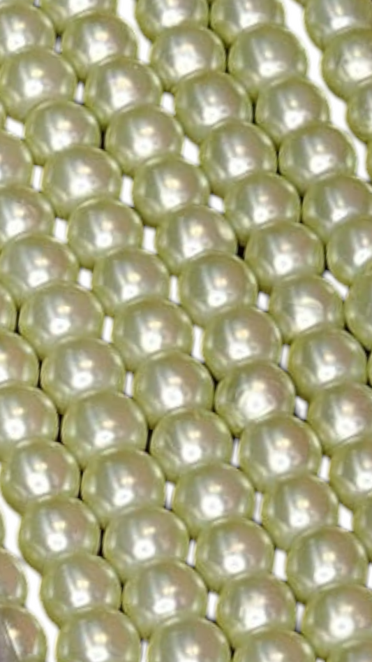 Glasparels licht groen 6 mm 6PA21