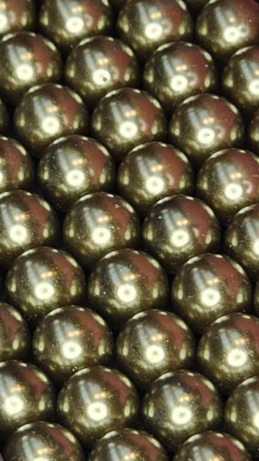 Glasparels legergroen 12 mm 12PA18