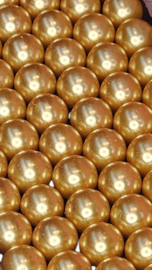 Glasparels goud 12 mm 12PA67