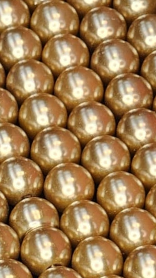 Glasparels brons 8 mm 8PA38